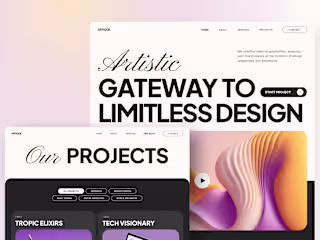 Creative Agency Website Framer & Webflow