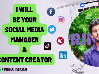 personal social media marketing manager, content creator