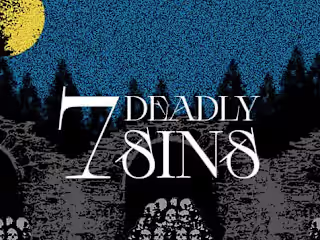 7 Deadly Sins Postcards