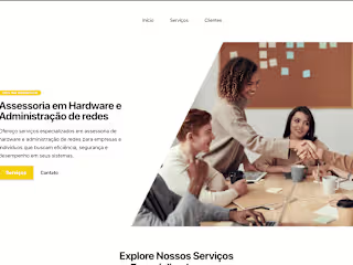 Responsive Web Application for Computer Services
