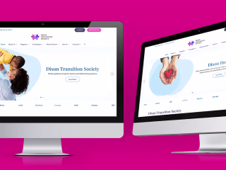 Logo and web design for nonprofit organization