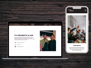 Web and Mobile Design for a Café