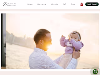 Website for a studio - Zlashers Productions