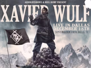 Xavier Wulf Dallas Concert Flyer