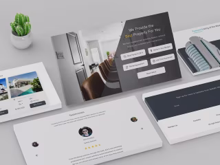 Real Estate Landing Page UI UX Design case Study :: Behance