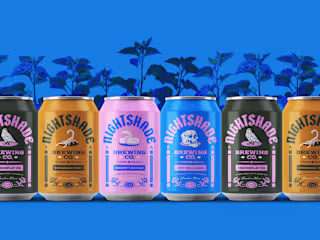 Nightshade Brewing Co. Brand Identity and Package Design