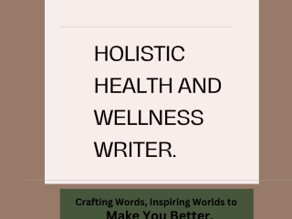 Health and Wellness Blog Series