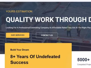 Estimation company website