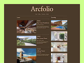 ArcFolio Website