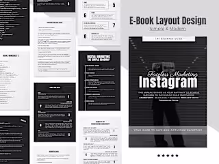 E-book Layout Design | Simple & Modern