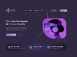 Webflow Website Redesign for Virtual Reality Brand - Hydra