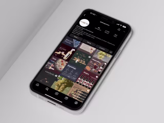 Akberg Wines Social Media Design