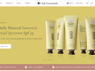 Beauty Shopify Website Design