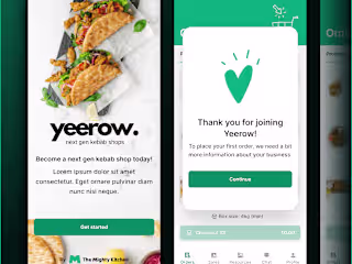 Mobile app MVP design for a plant-based food brand