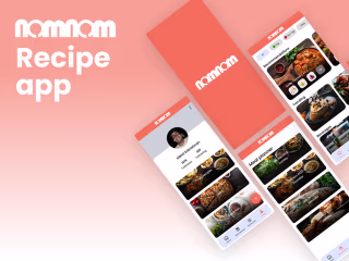 nomnom Food Recipe App on Behance