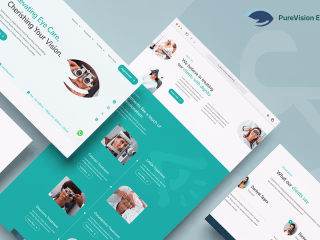 PureVision Eye Care Clinical Website :: Behance
