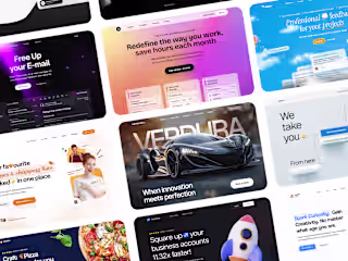 Web Design Collection '24 + Jitter Showreel