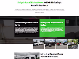Branum Towing Service Web Development