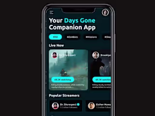 Days Gone App UI/UX | Modern App Design