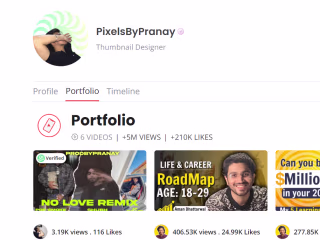 Thumbnail Design Portfolio