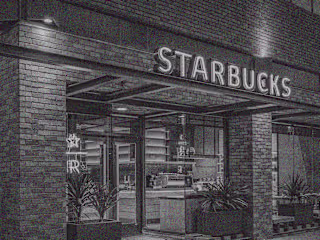 Starbucks advertisement poster