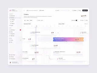 CRM - Project timeline