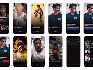 A basketball app with a Linkedin feel