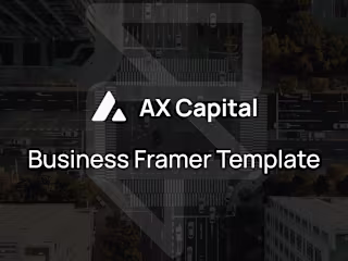 Ax Capital - Website (Template)