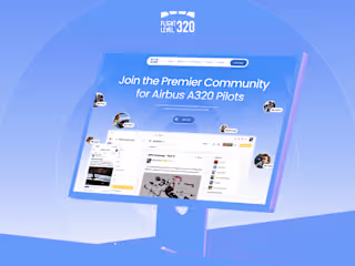 UX/UI Design and Framer Development for Airbus A320 Pilot Comm..