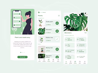 Plant care mobile app
