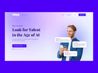Web Design for HR and Recruitment Platform