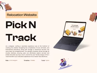 Pick N Track Landing Page
