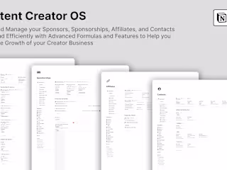 Notion Content Creator OS 
