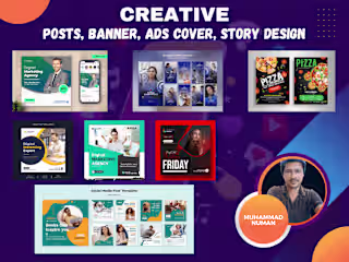 Social Media Design, Facebook, Instagram, LinkedIn 