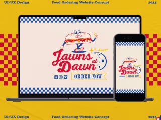 Jawns @ Dawn : UX/UI Website Concept