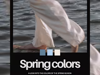 Spring shades. An editorial take.