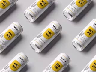 The White Beer - Can Branding Design