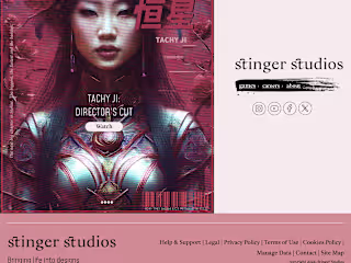 Stinger Studios Landing Page