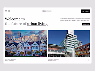 Redesigning a landing page website.