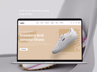 Shoe Website design :: Behance