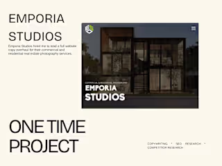 Emporia Studios – Website Copy