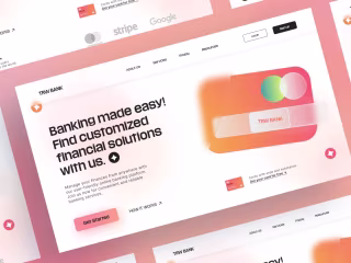 TRW Bank Web Design