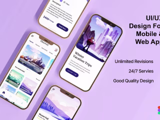 Custom UI/UX Mobile App Design 