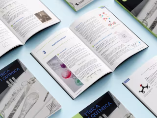 Physics and Chemistry textbook - Editorial Design