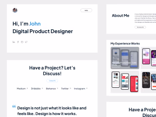 Designing a Portfolio Website and Publish with Framer