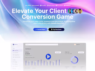 ConvertFlow Pro - SaaS Landing Page