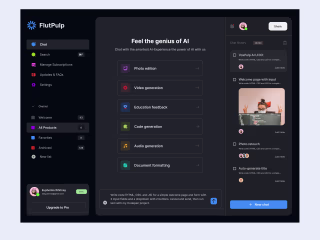 FlutPulp - Experience the power of AI