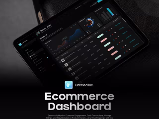 ECommerce Dashboard for Shop Owners on Behance