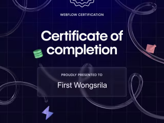 Webflow Certification 
