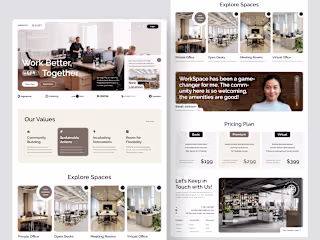 Co-Working Space Website Framer